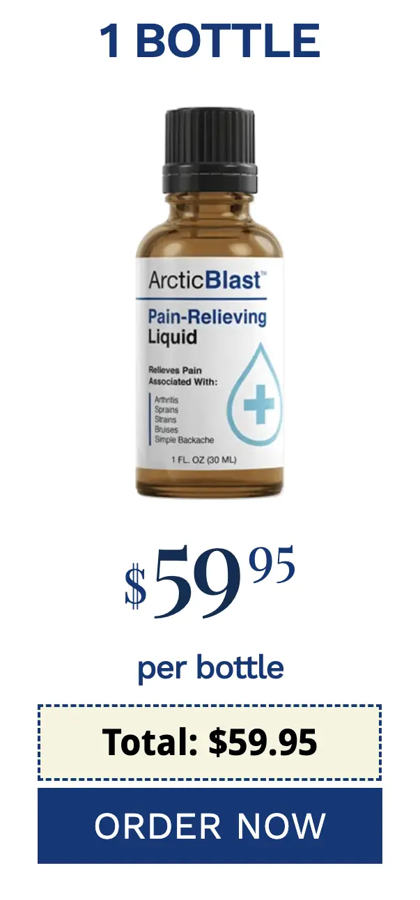 Arctic Blast one bottle